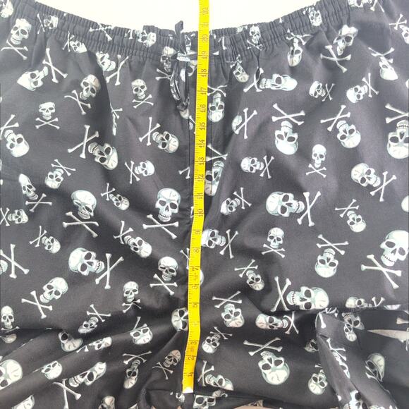 KingSize Skeleton Flannel Halloween Pajama Pants Men's 7XL - Picture 5 of 8